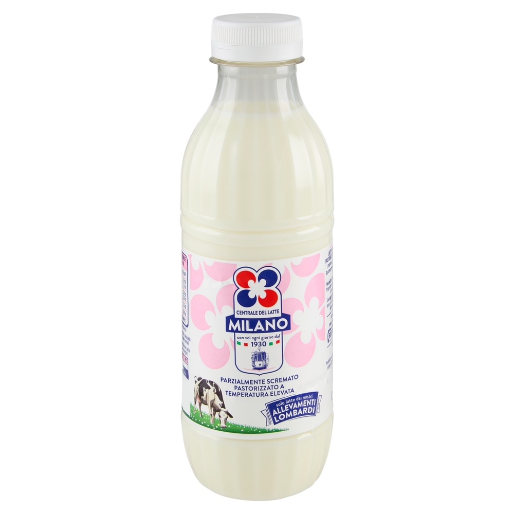 Centrale del Latte Milano Parzialmente Scremato Pastorizzato a Temperatura Elevata 0,5 L